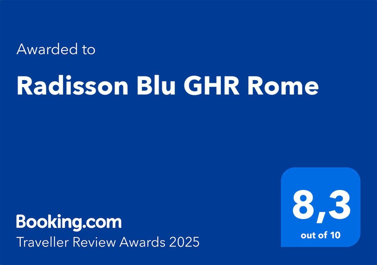 Hotel Radisson Blu Ghr Roma Exterior foto